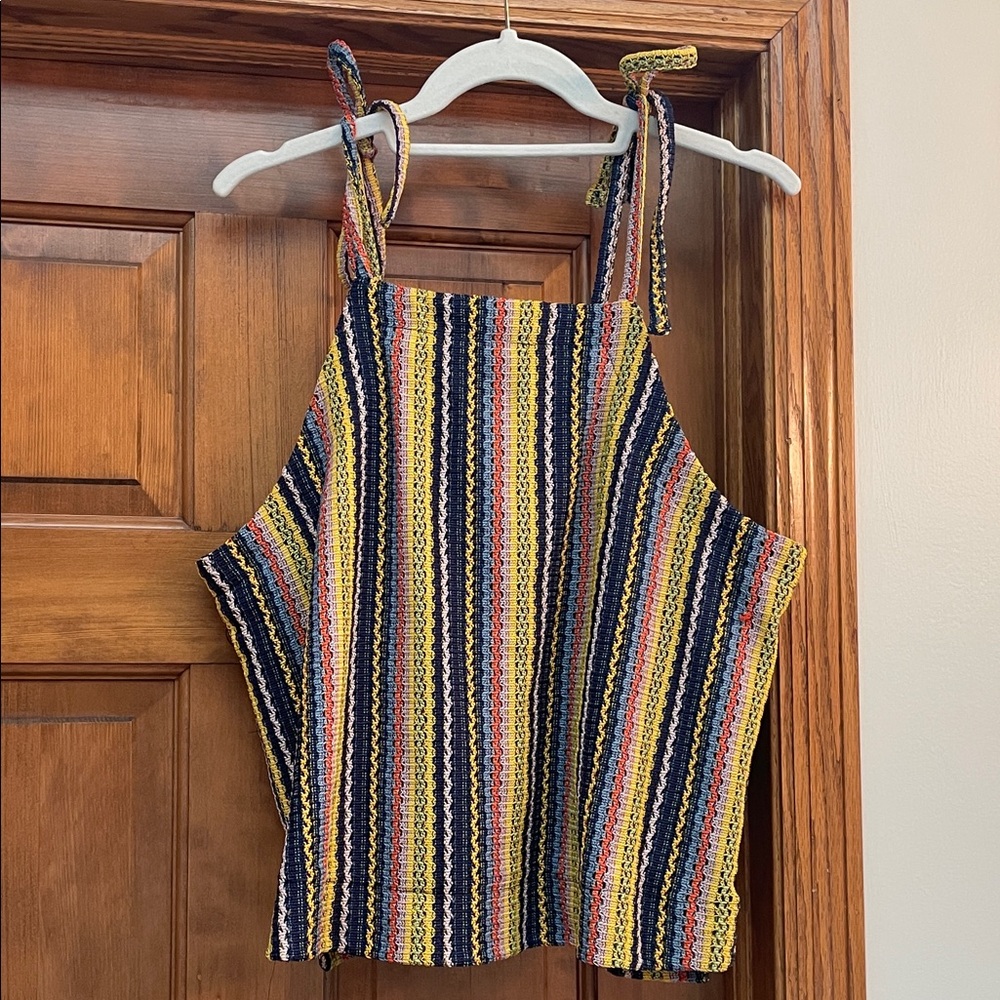 MADEWELL multicolor striped tank top
